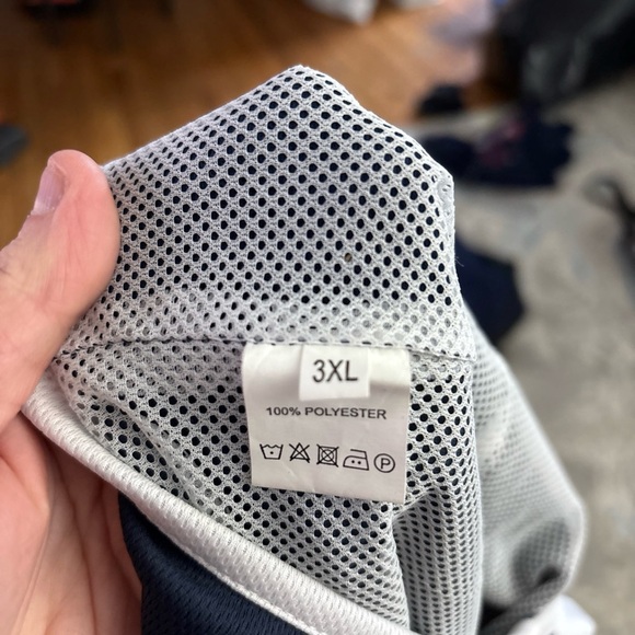 USA Pet Jersey - Blue and White - Picture 2 of 4